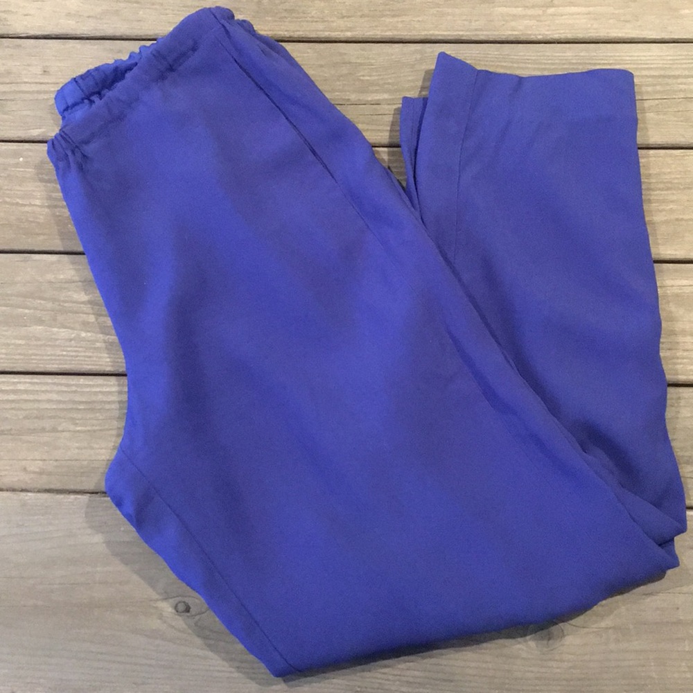 J Crew cropped linen pants